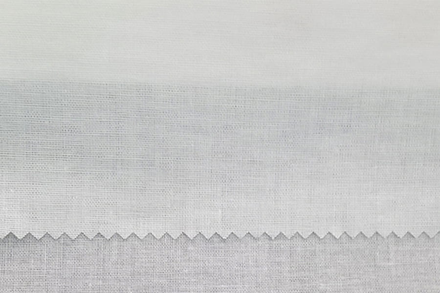 Cotton woven fusible interlining